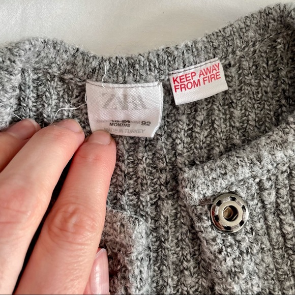 Zara | Knit snap cardigan - Picture 4 of 4
